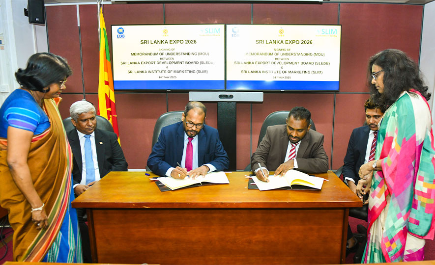 EDB and SLIM Sign MOU for Sri Lanka Expo 2026