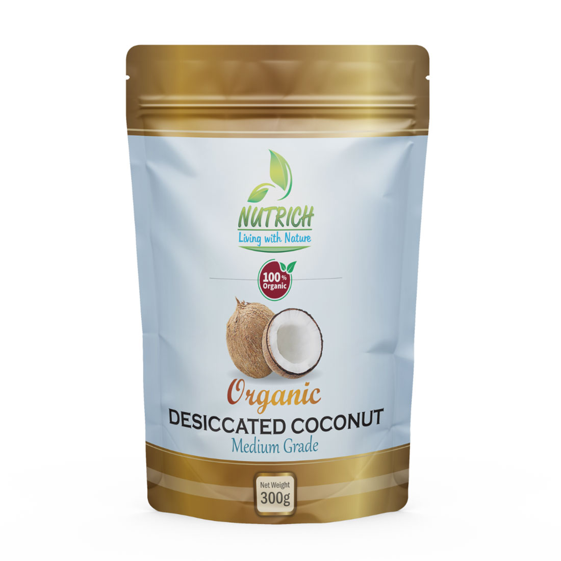 Nutrich Organic Desiccated Coconut (Medium)