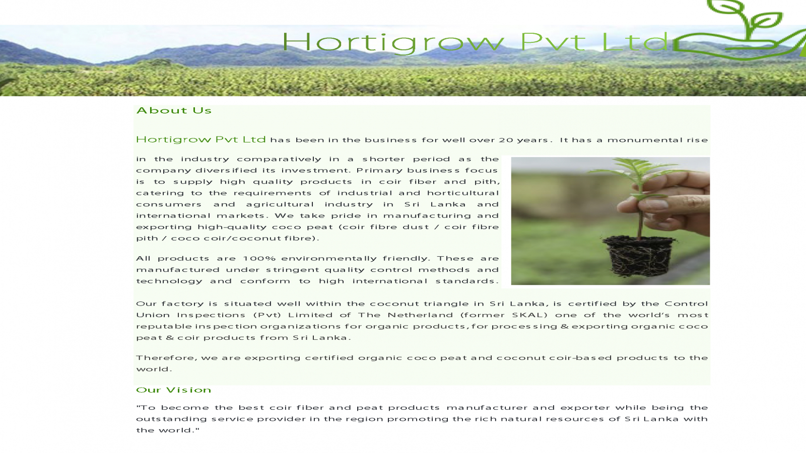 HORTIGROW PVT LTD