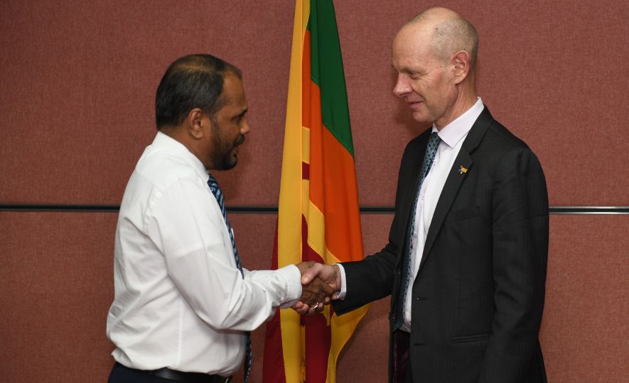 AUSTRALIAN HIGH COMMISSIONER MET EDB CHAIRMAN TO STRENGTHEN TRADE RELATIONS BETWEEN SRI LANKA AND AUSTRALIA