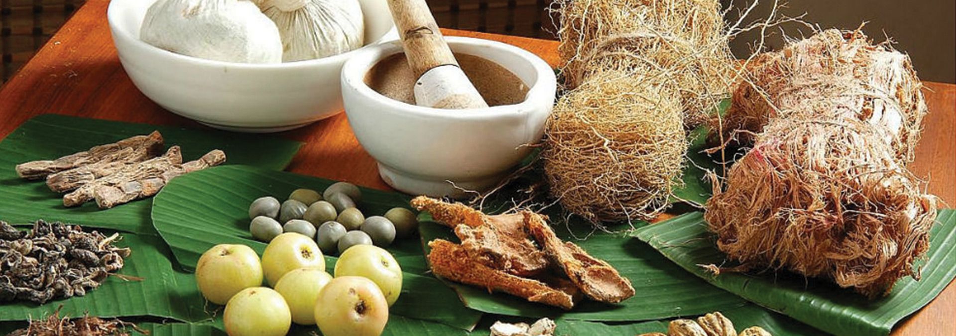 Ayurvedic and herbal products banner  
